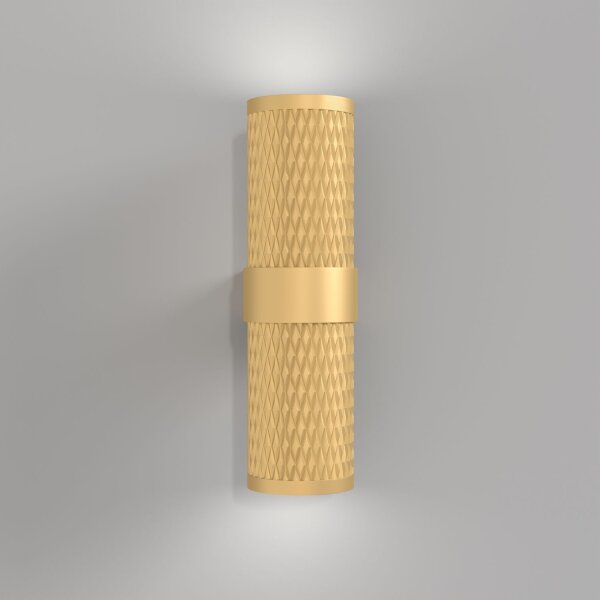 Up Down Wandleuchte in Gold H:21,7 cm GU10 2-flammig