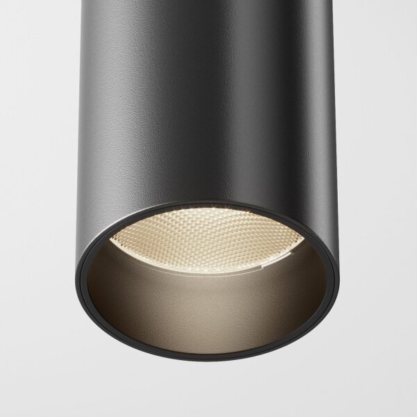 LED Aufbauspot Aluminium Schwarz Ø5,2 cm 3000 K 12 W