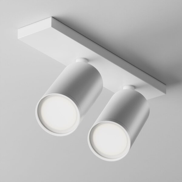 Deckenspot flexibel Weiß 34,4 cm GU10 2-flammig