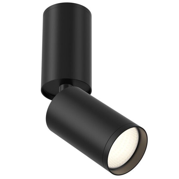 Deckenspot Aluminium Schwarz beweglich GU10 L:5,2 cm