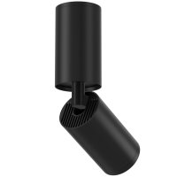 Deckenspot Aluminium Schwarz beweglich GU10 L:5,2 cm