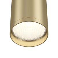 Aufbaustrahler Aluminium Gold H:10 cm GU10 Aufputz