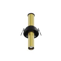 LED Einbauleuchte flexibel in Messing &Oslash;3 cm 3000 K 7 W