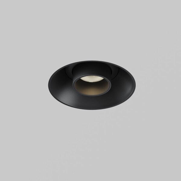 LED Einbauspot flexibel Schwarz H:21 cm 3000 K 460 lm