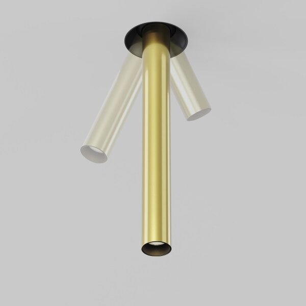 LED Einbauleuchte flexibel Schwarz H:31 cm 3000 K 7 W