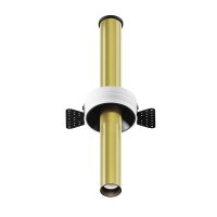 LED Einbauleuchte flexibel in Messing H:31 cm 3000 K