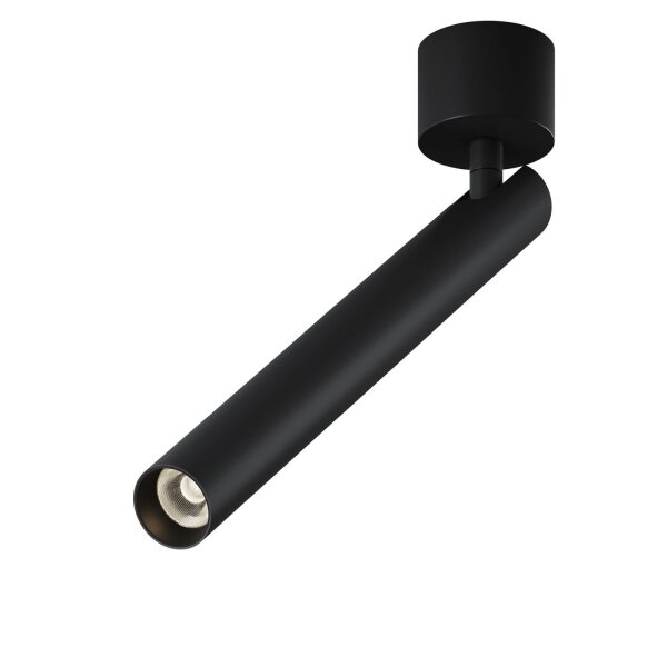 LED Deckenstrahler flexibel Schwarz H:34 cm 6 W 3000 K