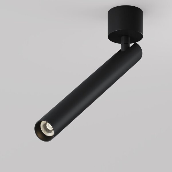 LED Deckenstrahler flexibel Schwarz H:34 cm 6 W 3000 K