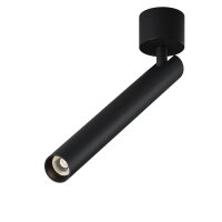 LED Deckenstrahler flexibel Schwarz H:34 cm 6 W 3000 K