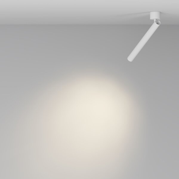 LED Deckenstrahler flexibel Weiß H:34 cm 290 lm 3000 K
