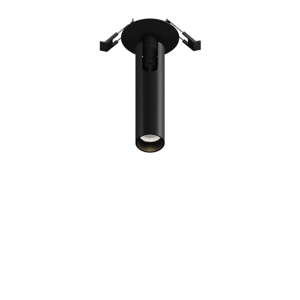 LED Einbauleuchte Aluminium Schwarz Ø3 cm rund 3000 K