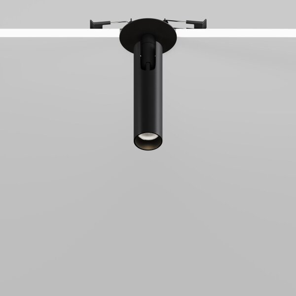LED Einbauleuchte Aluminium Schwarz Ø3 cm rund 3000 K