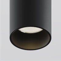 LED Einbauleuchte Aluminium Schwarz Ø3 cm rund 3000 K