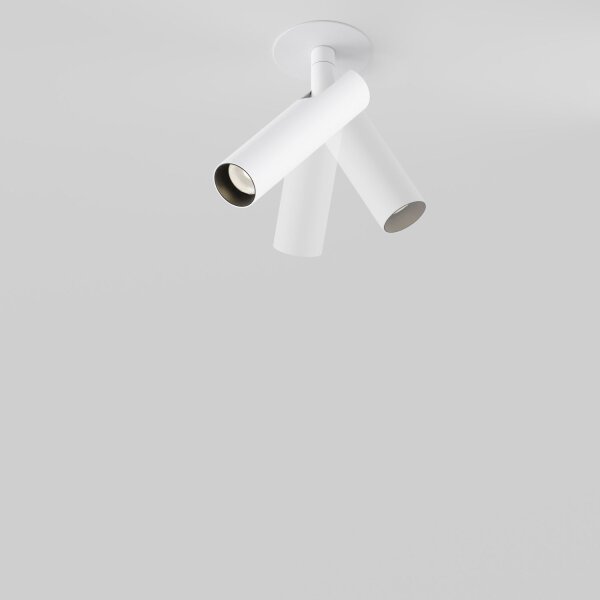 LED Einbauleuchte Aluminium Weiß Ø3 cm rund 6 W 3000 K