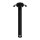 Runde LED Einbauspot Aluminium Schwarz H:32 cm 3000 K