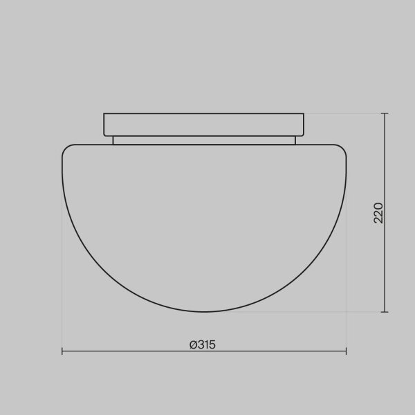 Runde Deckenlampe Glas Gold Ø31,5 cm E27 blendarm