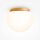 Runde Deckenlampe Glas Gold Ø31,5 cm E27 blendarm