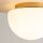 Runde Deckenlampe Glas Gold Ø31,5 cm E27 blendarm