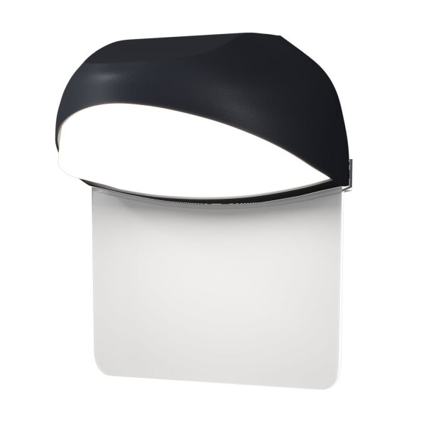 LED Hausnummernleuchte Aluminium IP65 H:18,4 cm 3000 K