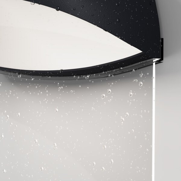 LED Hausnummernleuchte Aluminium IP65 H:18,4 cm 3000 K