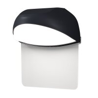 LED Hausnummernleuchte Aluminium IP65 H:18,4 cm 3000 K