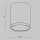 Runde Deckenlampe Aluminium H:9,6 cm GX53 Schwarz Gold