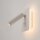 LED Wandleuchte Aluminium Schalter Weiß B:13 cm 3000 K