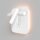 LED Wandleuchte Aluminium Schalter Weiß B:13 cm 3000 K