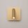 LED Wandleuchte Aluminium Schalter Gold H:13 cm 3000 K