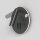 LED Wandleuchte Aluminium Schalter Schwarz Ø14 cm 9 W