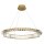 LED Pendelleuchte Glas Metall in Messing Ø62 cm 3000 K