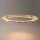 LED Pendelleuchte Glas Metall in Messing Ø80 cm 3000 K