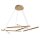 LED Hängelampe Aluminium Gold L:66 cm 3000 K 3100 lm