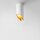 Runder Aufbauspot Aluminium Weiß Gold Ø6 cm GU10