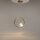 LED Pendelleuchte Glas Metall in Messing L:32 cm 3000 K