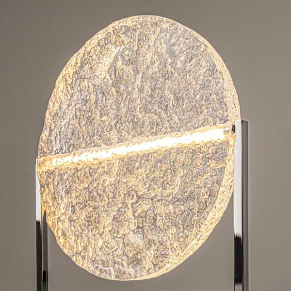 LED Tischlampe dimmbar Glas 31 cm 7 W 3000 K schwenkbar