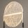 LED Tischlampe dimmbar Glas 31 cm 7 W 3000 K schwenkbar