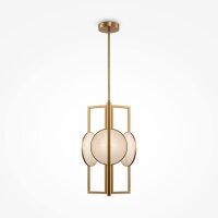 Deckenleuchte Alabaster Glas in Messing E14 3-flammig
