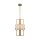 Deckenleuchte Alabaster Glas in Messing E14 3-flammig