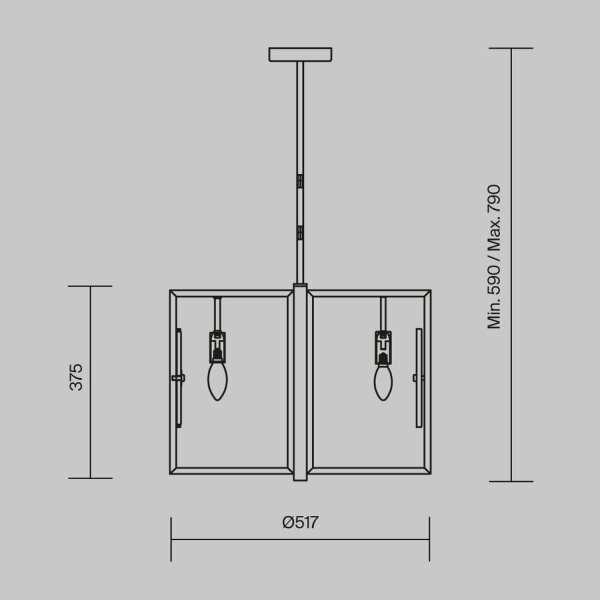 Deckenlampe Alabaster Glas in Messing E14 6-flammig