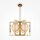 Deckenlampe Alabaster Glas in Messing E14 6-flammig