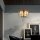 Deckenlampe Alabaster Glas in Messing E14 6-flammig