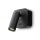 LED Wandspot Schalter Schwarz H:6,5 cm flexibel 3000 K