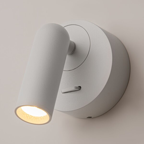 LED Wandleuchte verstellbar Weiß Schalter T:8,5 cm 3 W