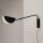 Wandlampe Schwarz Kabel Stecker T:105 cm G9 flexibel