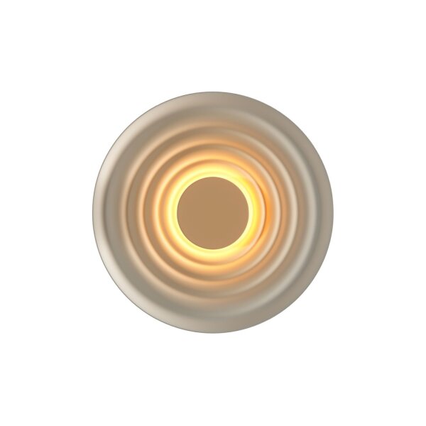 LED Wandlampe Aluminium Schwarz Ø40 cm 2700 K indirekt