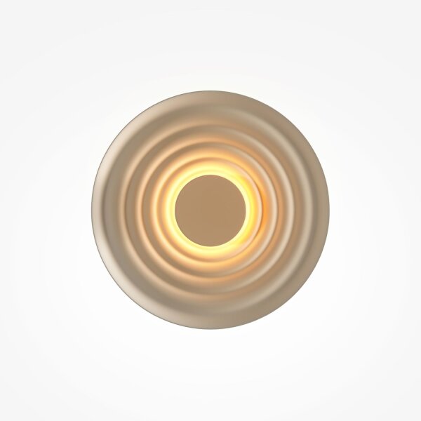 LED Wandlampe Aluminium Schwarz Ø40 cm 2700 K indirekt
