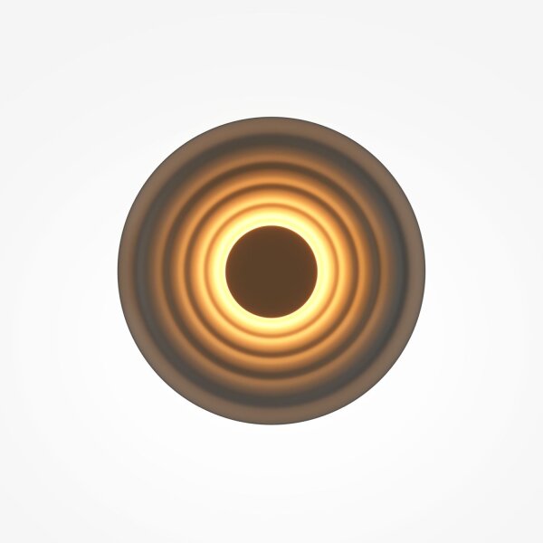 LED Wandlampe Aluminium Schwarz Ø40 cm 100 lm indirekt