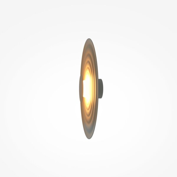 LED Wandlampe Aluminium Schwarz Ø40 cm 100 lm indirekt