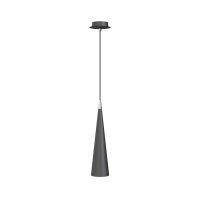 Pendelleuchte Metall Schwarz Ø10 cm rund GU10 Kegel